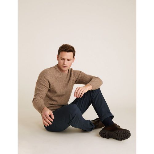 Regular Fit Stretch Chinos navy - Marks & Spencer - Modalova