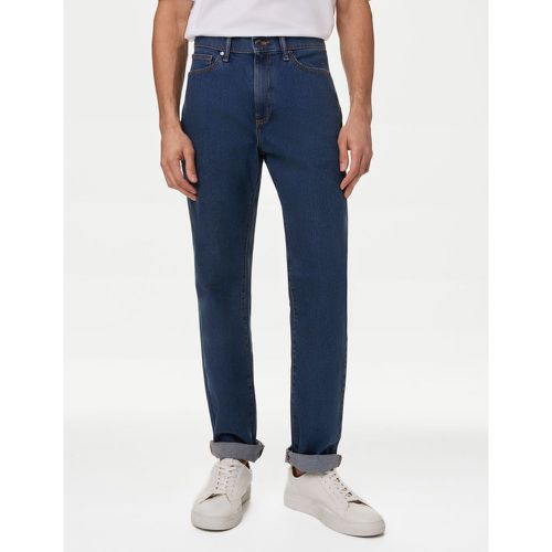 Regular Fit Stretch Jeans with Stormwear™ blue - Marks & Spencer - Modalova