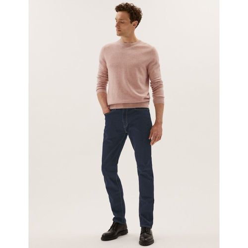 Tapered Fit Stretch Jeans navy - Marks & Spencer - Modalova