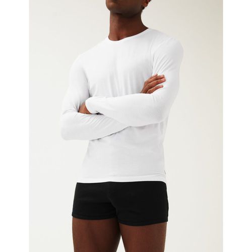 Premium Cotton Long Sleeve Vest - Marks & Spencer - Modalova