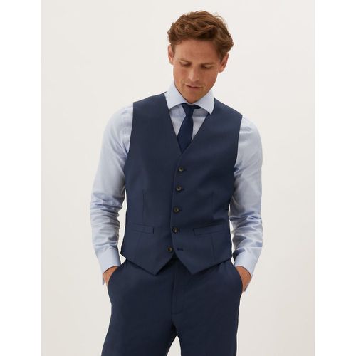 Tailored Fit Waistcoat navy - Marks & Spencer - Modalova
