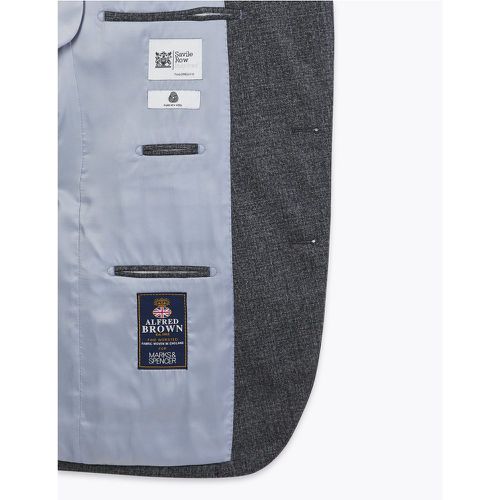 Tailored Fit Wool Jacket grey - Marks & Spencer - Modalova