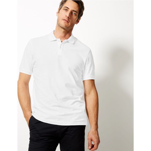 Pure Cotton Polo Shirt white - Marks & Spencer - Modalova