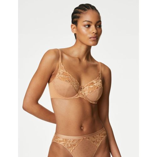 Wild Blooms Underwired Full Cup Bra A-E brown - Marks & Spencer - Modalova