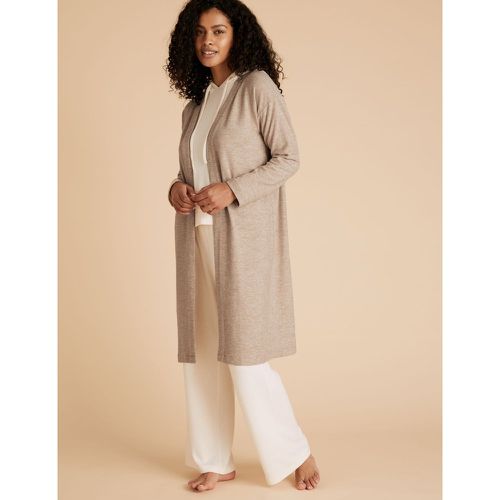 Cosy Knit Longline Cardigan brown - Marks & Spencer - Modalova