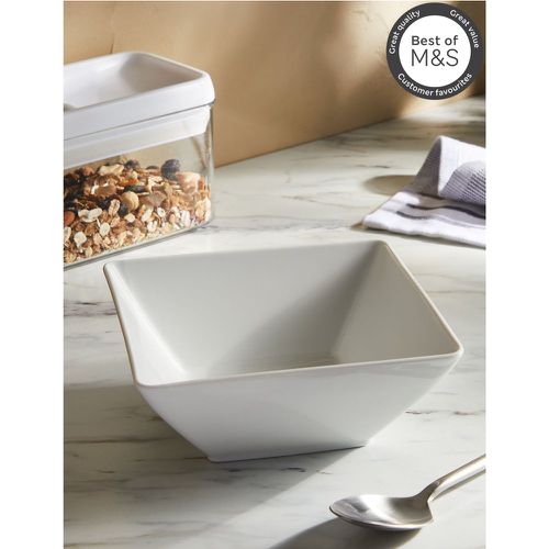 Maxim Square Cereal Bowl white - Marks & Spencer - Modalova