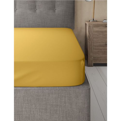 Percale Fitted Sheet yellow - Marks & Spencer - Modalova