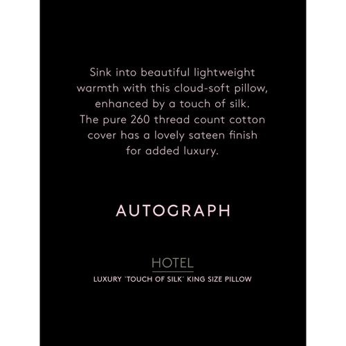 Touch of Silk Medium Kingsize Pillow - Marks & Spencer - Modalova
