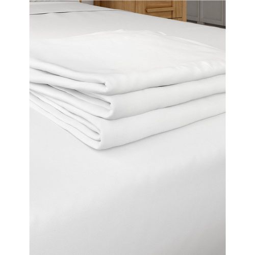 Bamboo Flat Sheet white - Marks & Spencer - Modalova