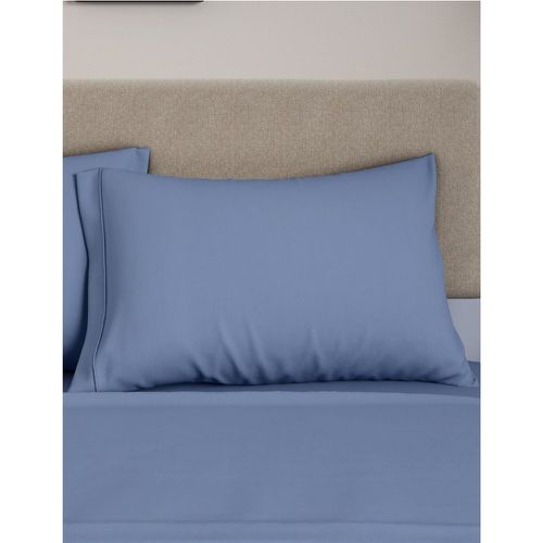 Egyptian Cotton 230 Thread Count Standard Pillowcase blue - Marks & Spencer - Modalova