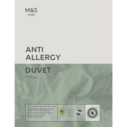 Anti Allergy 13.5 Tog Duvet white - Marks & Spencer - Modalova