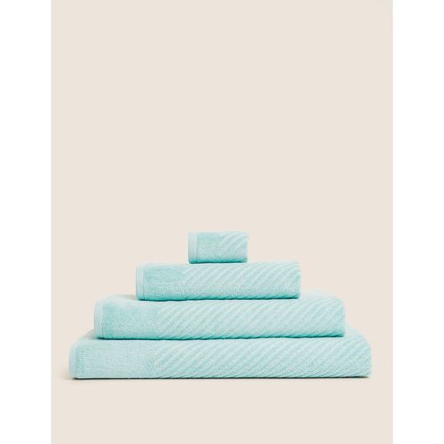 Cotton Rich Plush Quick Dry Towel blue - Marks & Spencer - Modalova