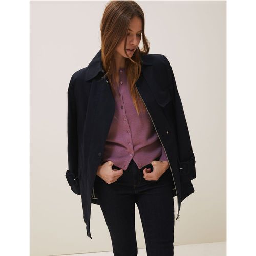 Pure Cashmere Crew Neck Cardigan purple - Marks & Spencer - Modalova