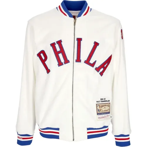 Giacca da tuta Philadelphia 76ers Authentic Wilt Chamberlain 1966/67 - Mitchell & Ness - Modalova