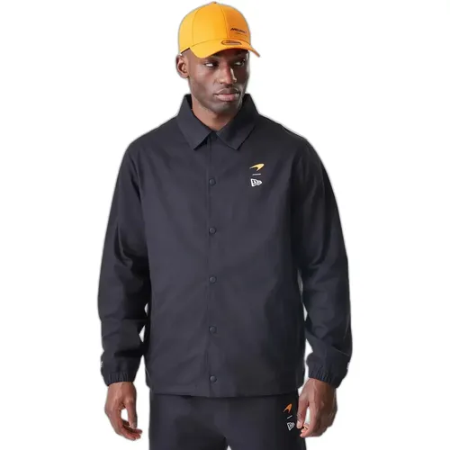 Schwarze Coach-Jacke von McLaren RacingSpeedmark-Logo von McLaren Racing auf der linken BrustFlagge New Era auf der linken BrustTeamname McLaren Formu - MAG10590985 - Modalova
