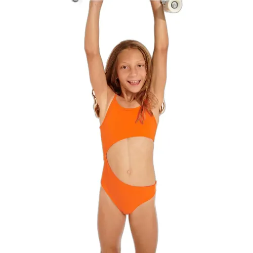 Il costume da bagno intero per ragazze del marchio Banana Moon è un must per le piccole avventuriere. Con il suo design ludico e alla moda, questo co - MAG5589141 - Modalova