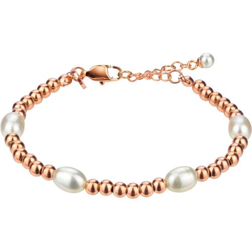Modellname: Josephine Pearl Goldarmband rose Kollektionsname: Josephine Pearl Material: Edelstahl, SüßwasserzuchtperlenFarbe: Gold rose Breite: 4 mm - MAG5040429 - Modalova