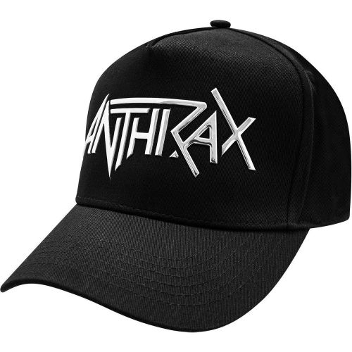 ANTHRAX Music Cap "Logo Sonic Silver". - Runde 5-Bahnen-Kappe der New Yorker "Big Four Of Thrash Metal". - Silberne Logo-Applikation auf dem vorderen - MAG6947466 - Modalova