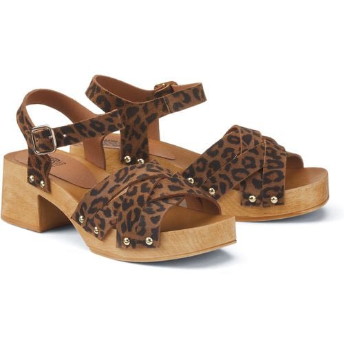 Leather Clog Sandals - LA REDOUTE COLLECTIONS - Modalova