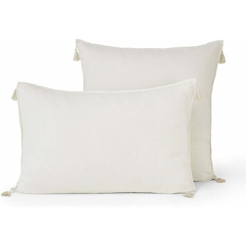 Carly Tassel 100% Washed Linen Pillowcase - AM.PM - Modalova