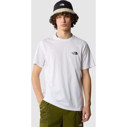 Simple Dome T-Shirt in Cotton Blend with Small Logo Print - The North Face - Modalova