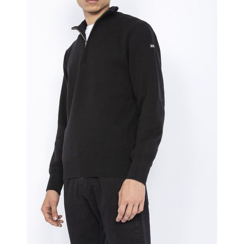 Kern 3 Cotton Jumper with Half Zip - Schott - Modalova