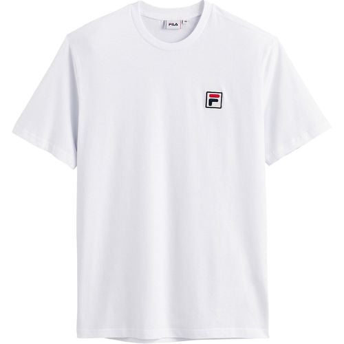 Ledce Embroidered Logo T-Shirt in Cotton with Short Sleeves - Fila - Modalova