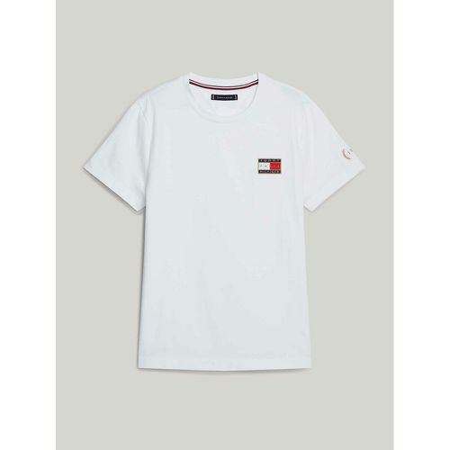 Flag x Paris Olympics T-Shirt in Cotton, Slim Fit - Tommy Hilfiger - Modalova