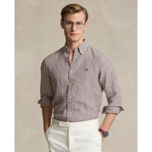 Striped Linen Shirt in Regular Fit - Polo Ralph Lauren - Modalova