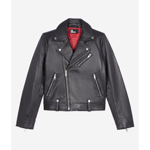 Leather Biker Jacket - THE KOOPLES - Modalova