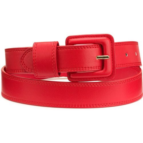 Recycled Square Buckle Belt - LA REDOUTE COLLECTIONS - Modalova