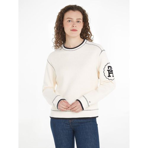 Cotton Crew Neck Sweatshirt - Tommy Hilfiger - Modalova