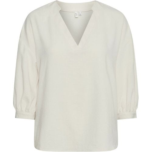 Puff Sleeve Blouse with V-Neck - Vero Moda - Modalova