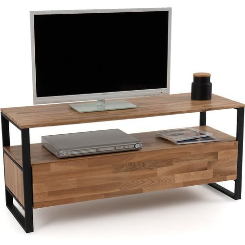 Hiba Solid Oak & Steel TV Unit - LA REDOUTE INTERIEURS - Modalova