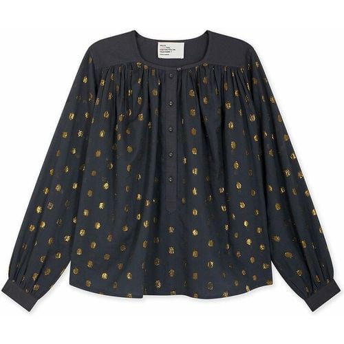 Cake Printed Cotton Blouse with Long Sleeves - LEON & HARPER - Modalova