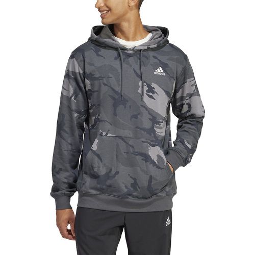 Camo Print Hoodie in Cotton Mix - ADIDAS SPORTSWEAR - Modalova