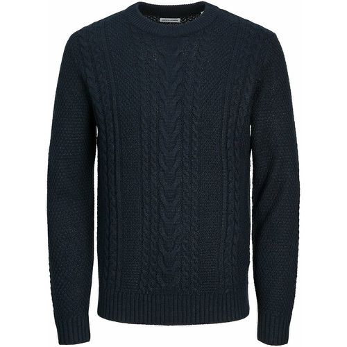 Structured Knit Jumper with Crew Neck - jack & jones - Modalova