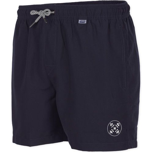 Volley Plain Essential Swim Shorts with Logo Print - Oxbow - Modalova