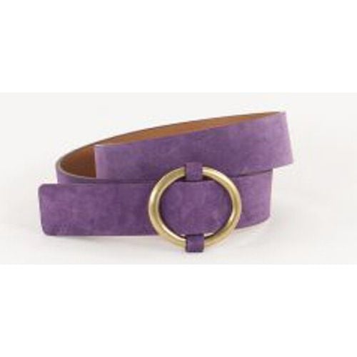 Tisao Su Wide Belt in Suede - SESSUN - Modalova