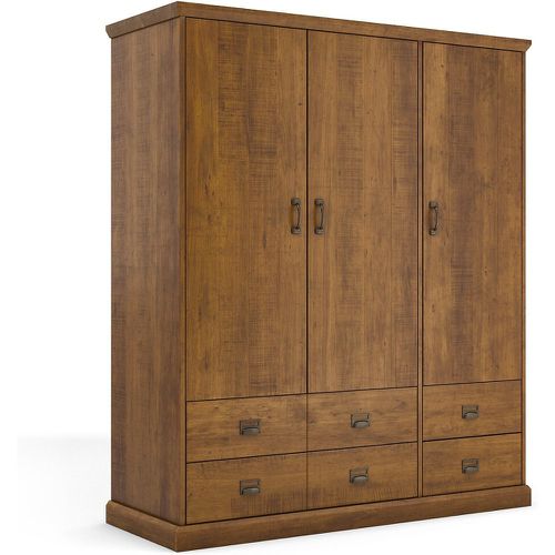 Lindley Triple 4-Drawer Pine Wardrobe - LA REDOUTE INTERIEURS - Modalova