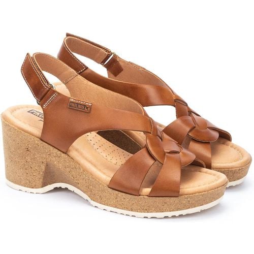 Arenales Leather Wedge Sandals - Pikolinos - Modalova