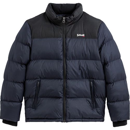 Utah Two-Tone Padded Puffer Jacket with High Neck - Schott - Modalova