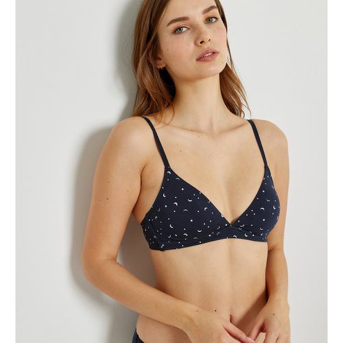 Non-Underwired Triangle Bra in Cotton - LA REDOUTE COLLECTIONS - Modalova