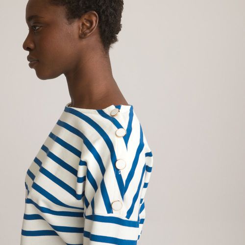 Signatures Aimie Breton Striped Cotton T-Shirt in Loose Fit - LA REDOUTE COLLECTIONS - Modalova