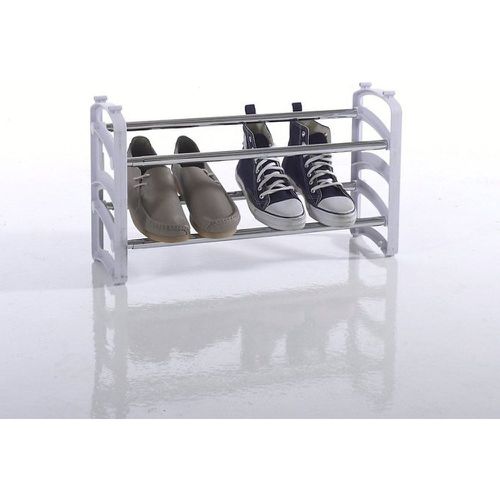 Expandable and Stackable 2-Shelf Metal and Plastic Shoe Rack - SO'HOME - Modalova