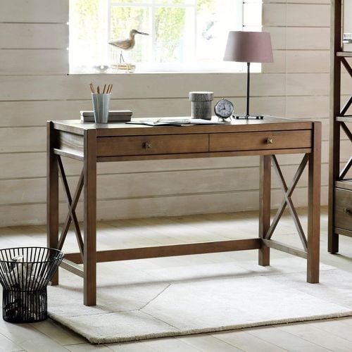 Derry Solid Pine Desk - SO'HOME - Modalova