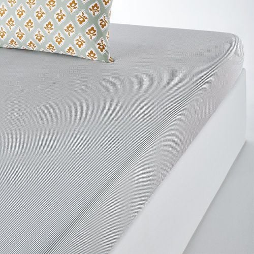 Cilou Cotton Percale 200 Thread Count Fitted Sheet - LA REDOUTE INTERIEURS - Modalova