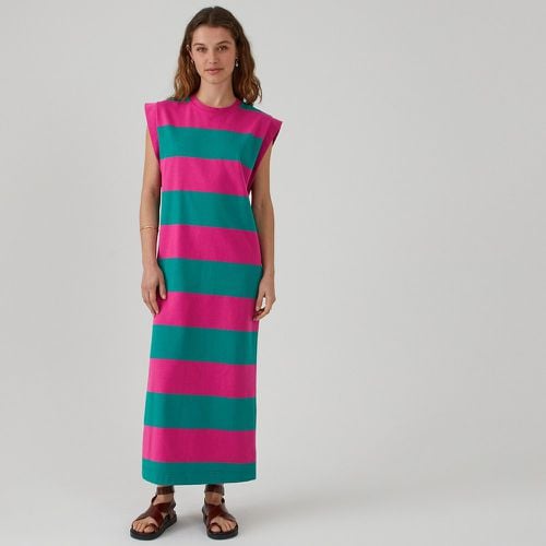 Striped Cotton T-Shirt Dress - LA REDOUTE COLLECTIONS - Modalova