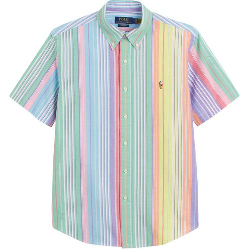 Striped Cotton Shirt with Short Sleeves - Polo Ralph Lauren - Modalova