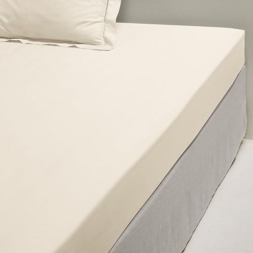 Secret 100% Cotton Percale 200 Thread Count Fitted Sheet - LA REDOUTE INTERIEURS - Modalova